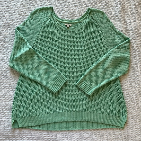 Mint Green Sweater 1X